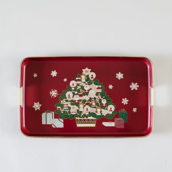Vintage Lacquerware Christmas Tray Set – Woolworths Toronto, Made in Japan - Picture 7 of 7